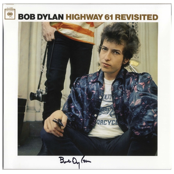 Bob Dylan Signed Album ''Highway 61 Revisited'' -- With COAs From Jeff Rosen and Roger Epperson